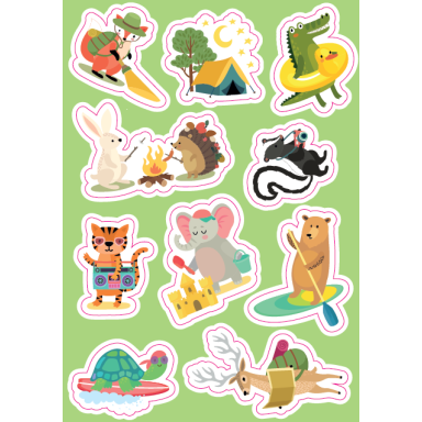 Stickers and Activities. Holidays