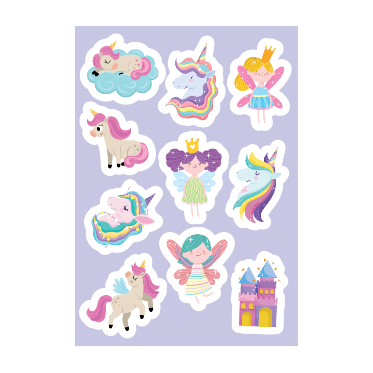 Stickers and Activities. Unicorns