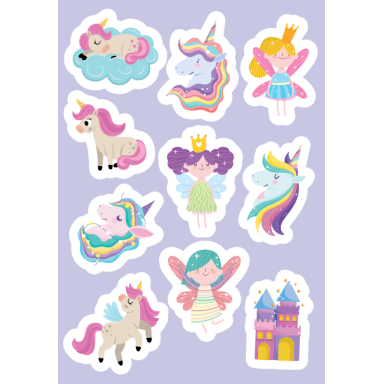 Stickers and Activities. Unicorns