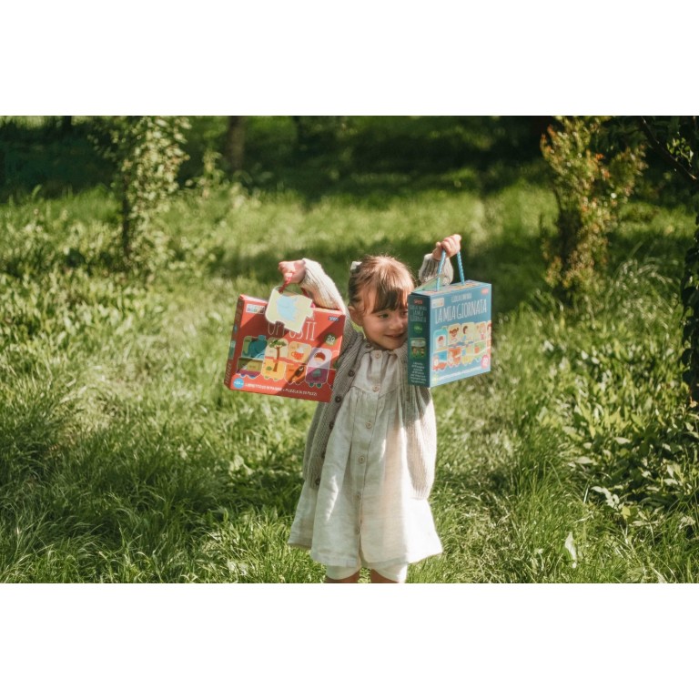 Steam puzzle. Play and learn. My day