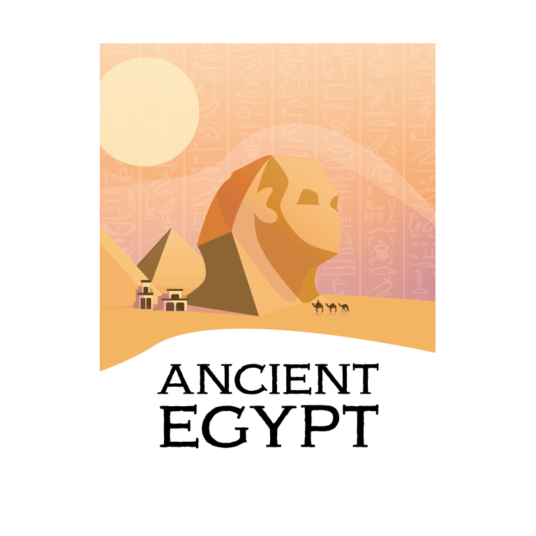 The 3D Pyramid. Ancient Egypt