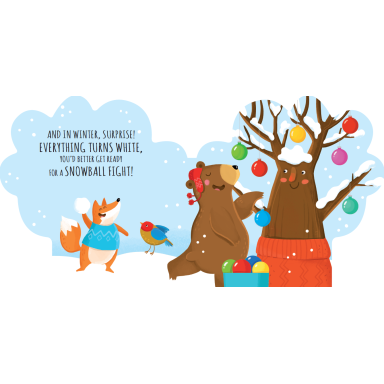 Shaped books. The seasons (Outlet)