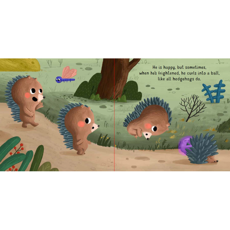 Lillo the Hedgehog Feeling Frightened