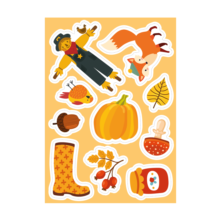 Stickers and Activities. Autumn