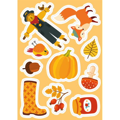 Stickers and Activities. Autumn
