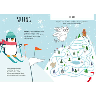 Stickers and Activities. Winter