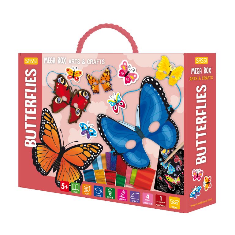 Mega box arts & crafts. Butterflies
