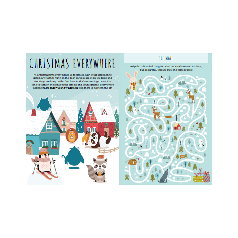 Activity books. Christmas