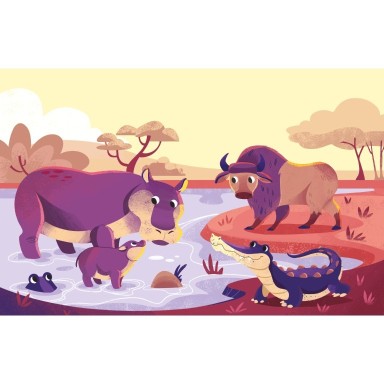 A Free the Colours Brush Book: The Savannah