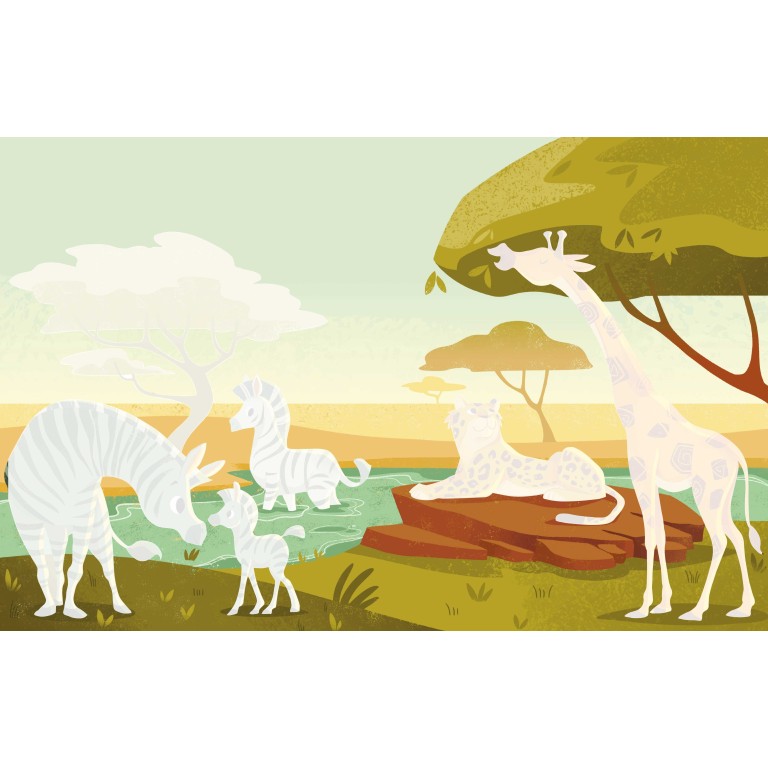 A Free the Colours Brush Book: The Savannah