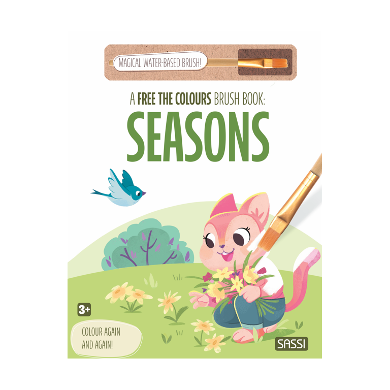 A Free the Colours Brush Book: Seasons
