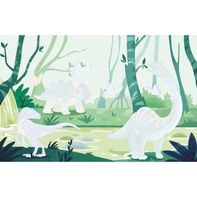 A Free the Colours Brush Book: Dinosaurs