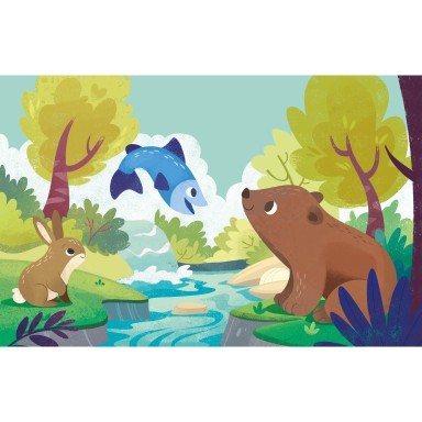 A Free the Colours Brush Book: The Woodland