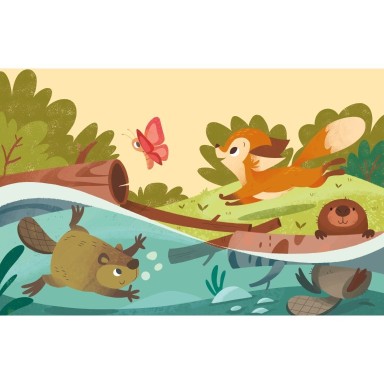 A Free the Colours Brush Book: The Woodland