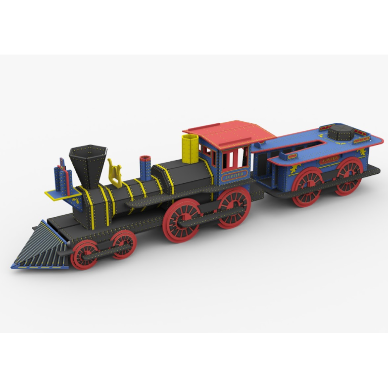 Viaggia, Conosci, Esplora. Costruisci la locomotiva 3D. La storia dei treni