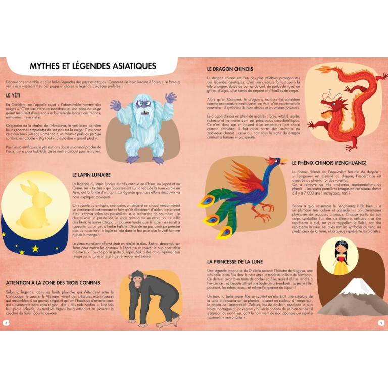 Voyage, découvre, explore. Le monde des mythes et des légendes