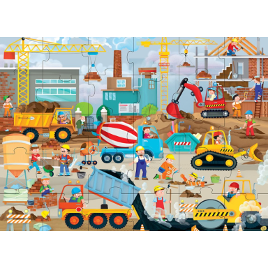 Les véhicules du chantier