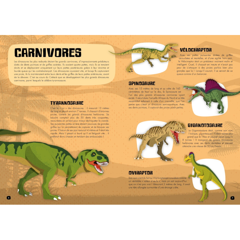 Voyage, découvre, explore. Le monde des dinosaures