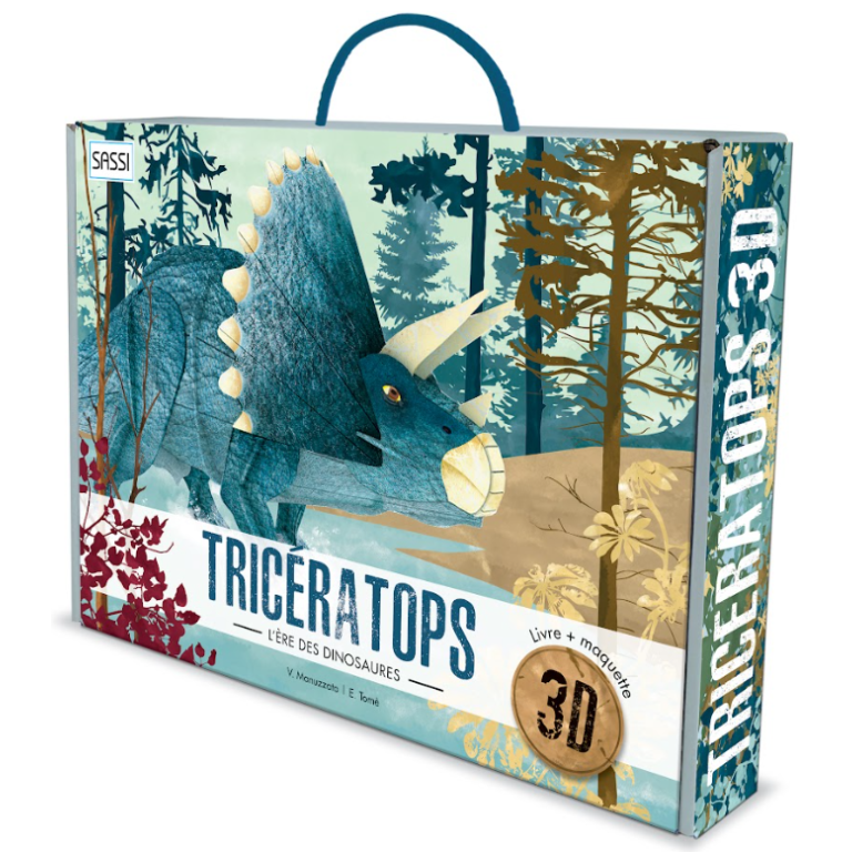 Le tricératops 3D. L'ère des dinosaures