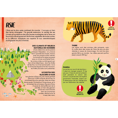 Les animaux. Les espèces menacées de la Planète