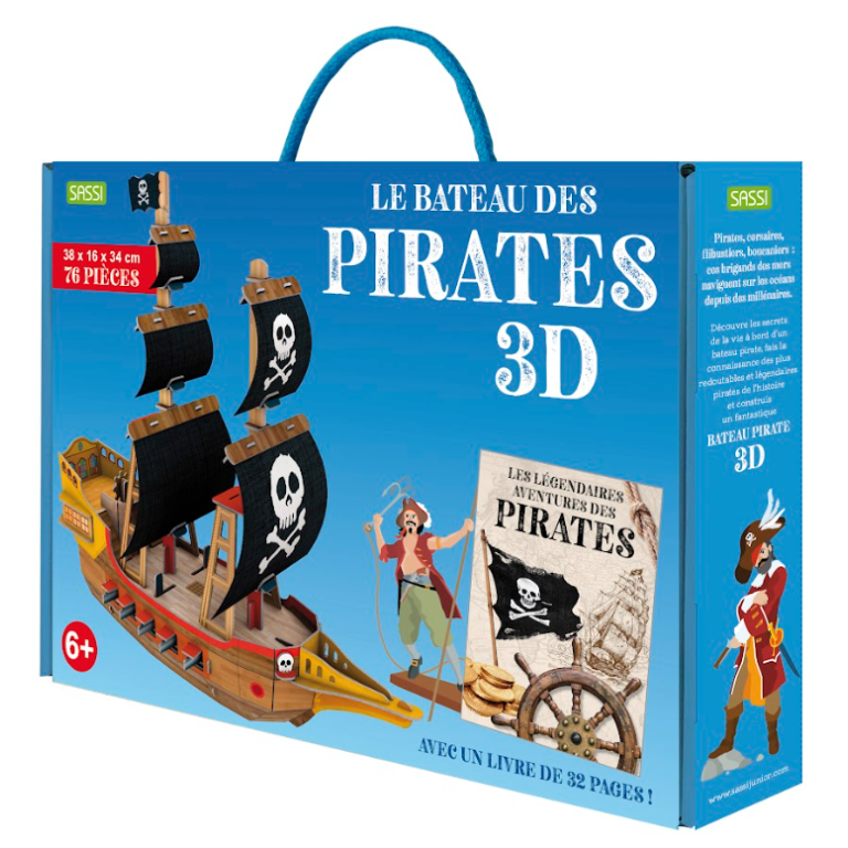 Le bateau des pirates 3D