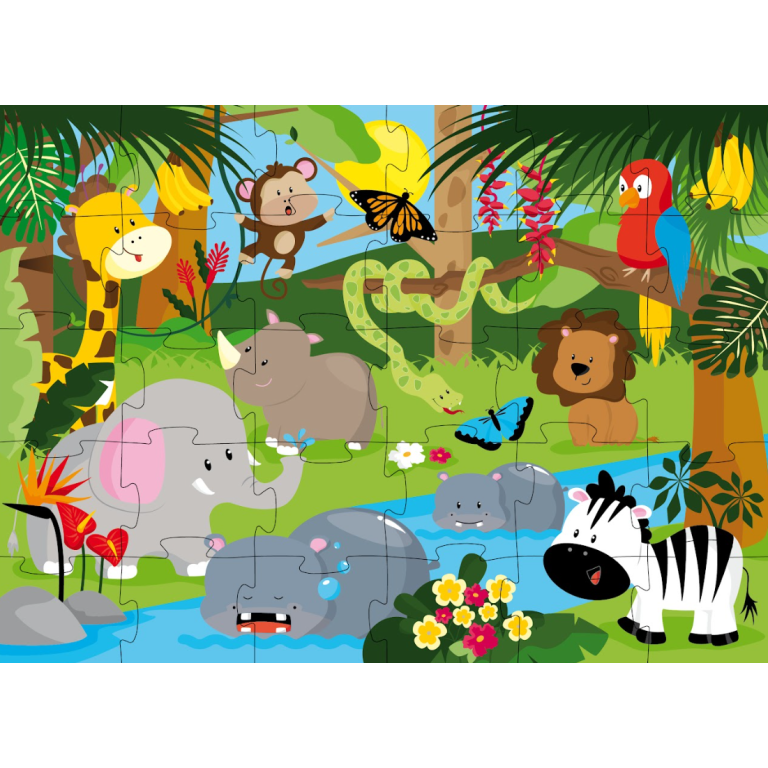 Les animaux de la jungle