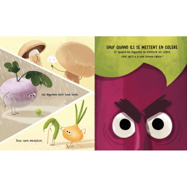 Légumes en colère. L'usine des choses inutiles