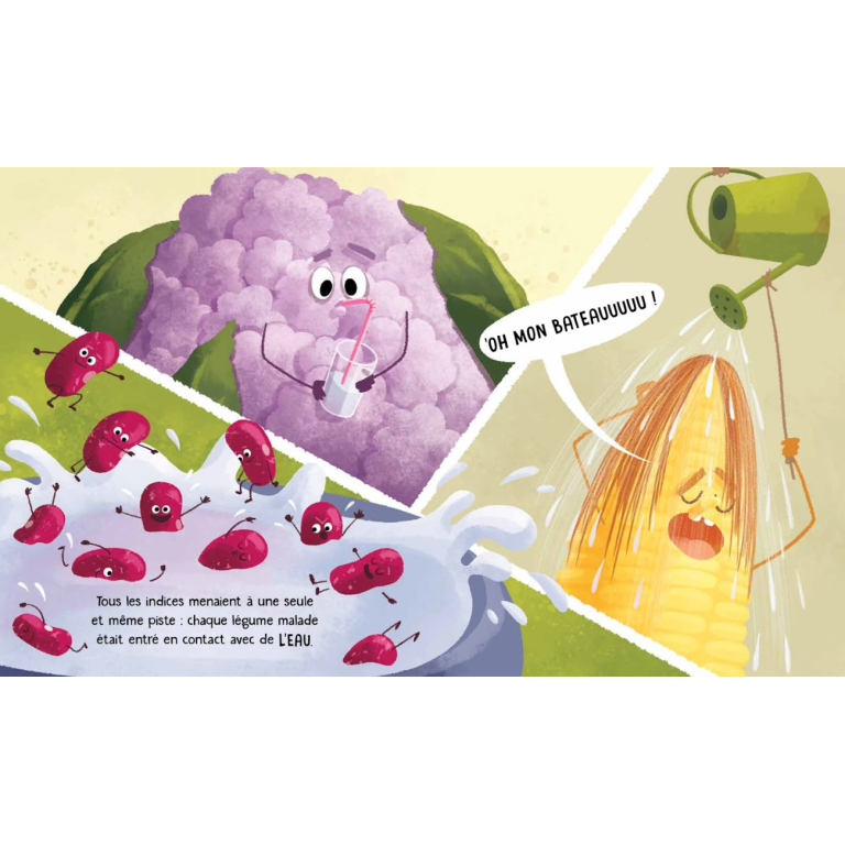 Légumes en colère. L'usine des choses inutiles