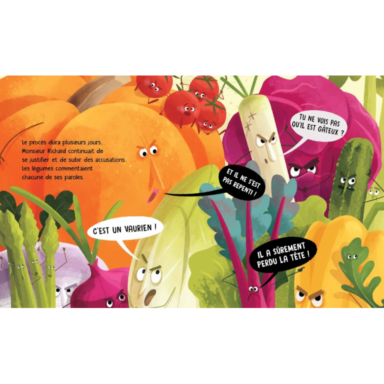 Légumes en colère. L'usine des choses inutiles