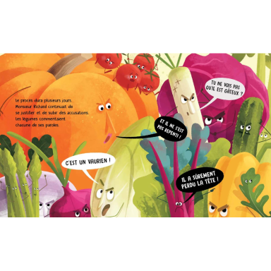 Légumes en colère. L'usine des choses inutiles