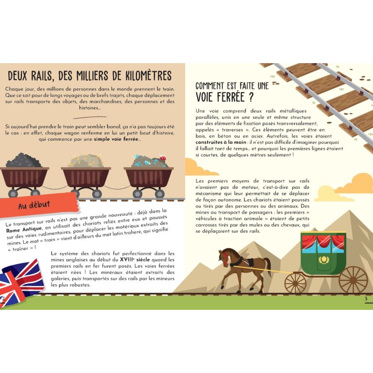 Voyage, Découvre Explore. La locomotive 3D. L'histoire des trains (Outlet)