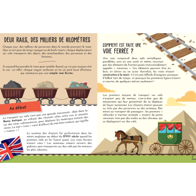 Voyage, Découvre Explore. La locomotive 3D. L'histoire des trains (Outlet)