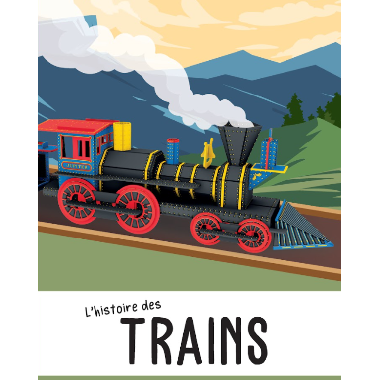 Voyage, Découvre Explore. La locomotive 3D. L'histoire des trains (Outlet)