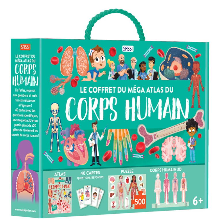 Le coffret du méga atlas du corps humain