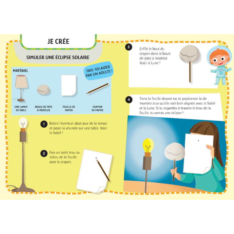 Mes premières activités arts & crafts. L'espace