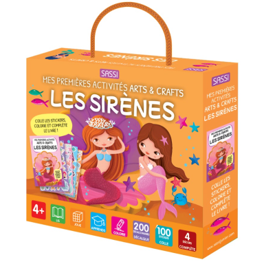 Mes premières activités arts & crafts. Les sirènes