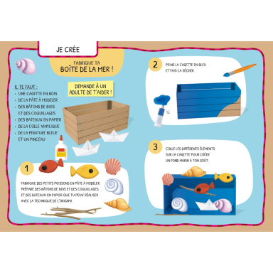 Mes premières activités arts & crafts. Les vacances