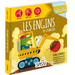 Livres sonores. Les engins de chantier (Outlet)