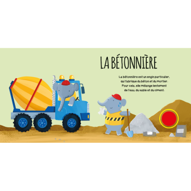 Livres sonores. Les engins de chantier (Outlet)