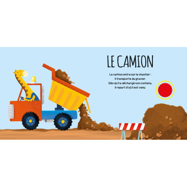 Livres sonores. Les engins de chantier (Outlet)