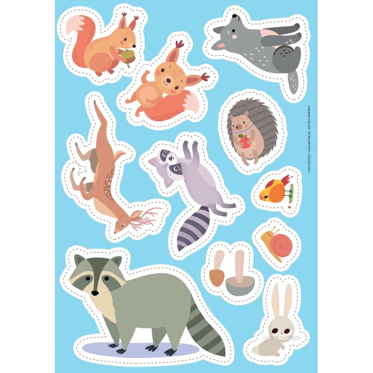 Le super 7 familles. La forêt