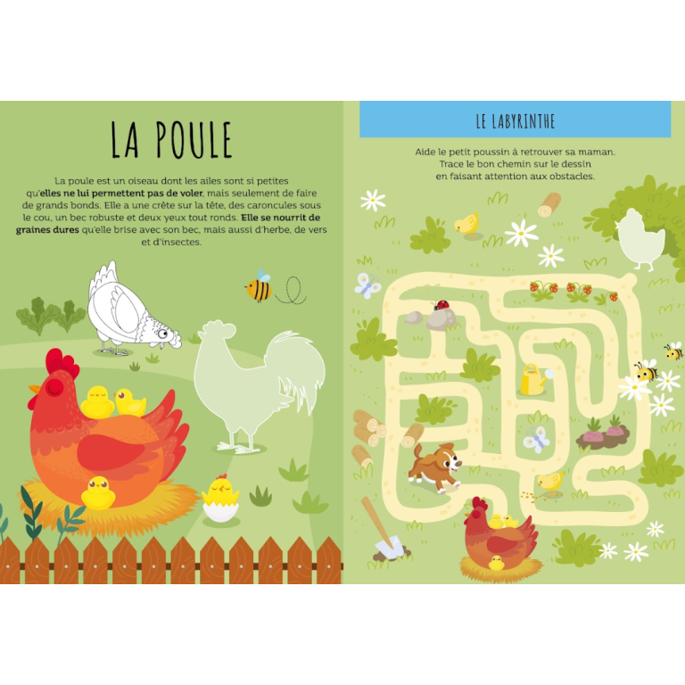 La ferme. Stickers et activités