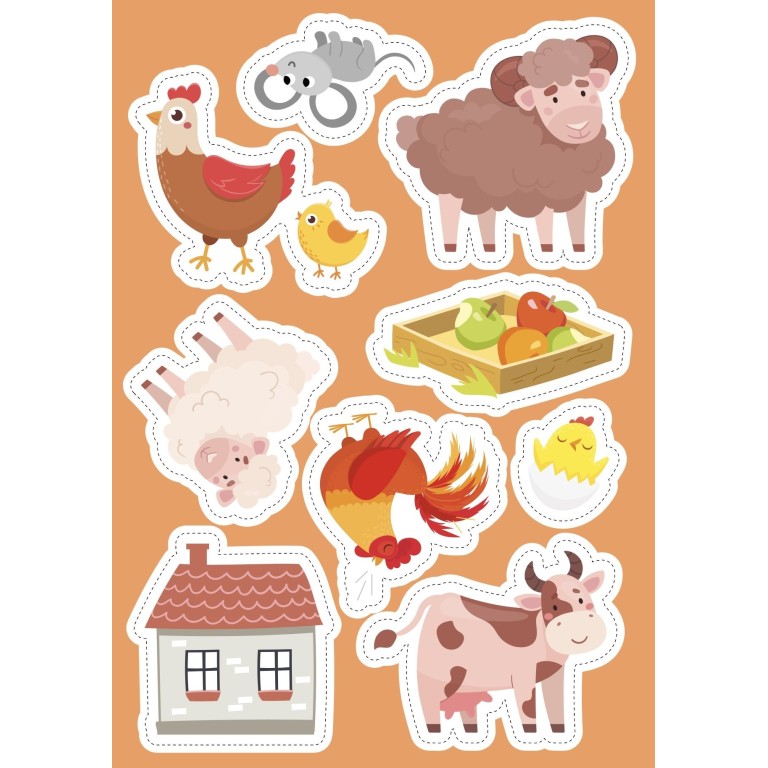 La ferme. Stickers et activités