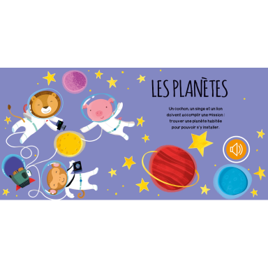 Livres sonores. L'espace (Outlet)