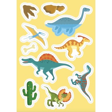 Les dinosaures. Stickers et actvités