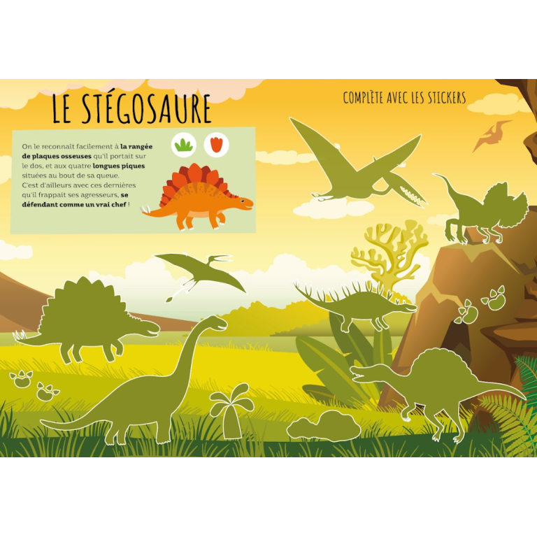 Les dinosaures. Stickers et actvités