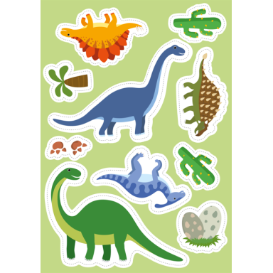 Les dinosaures. Stickers et actvités