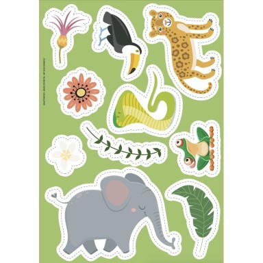 Le super 7 familles. La jungle