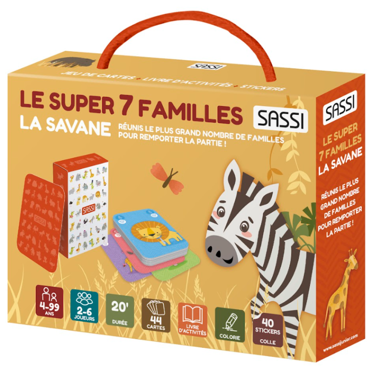 Le super 7 familles. La savane