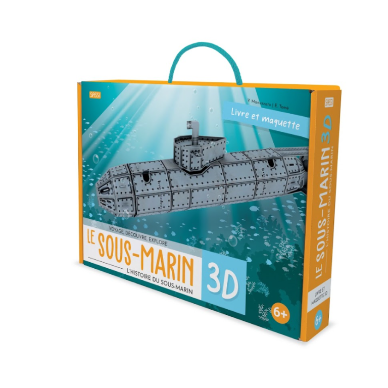 Voyage, découvre, explore Le sous-marin 3D: L'histoire des sous-marins.